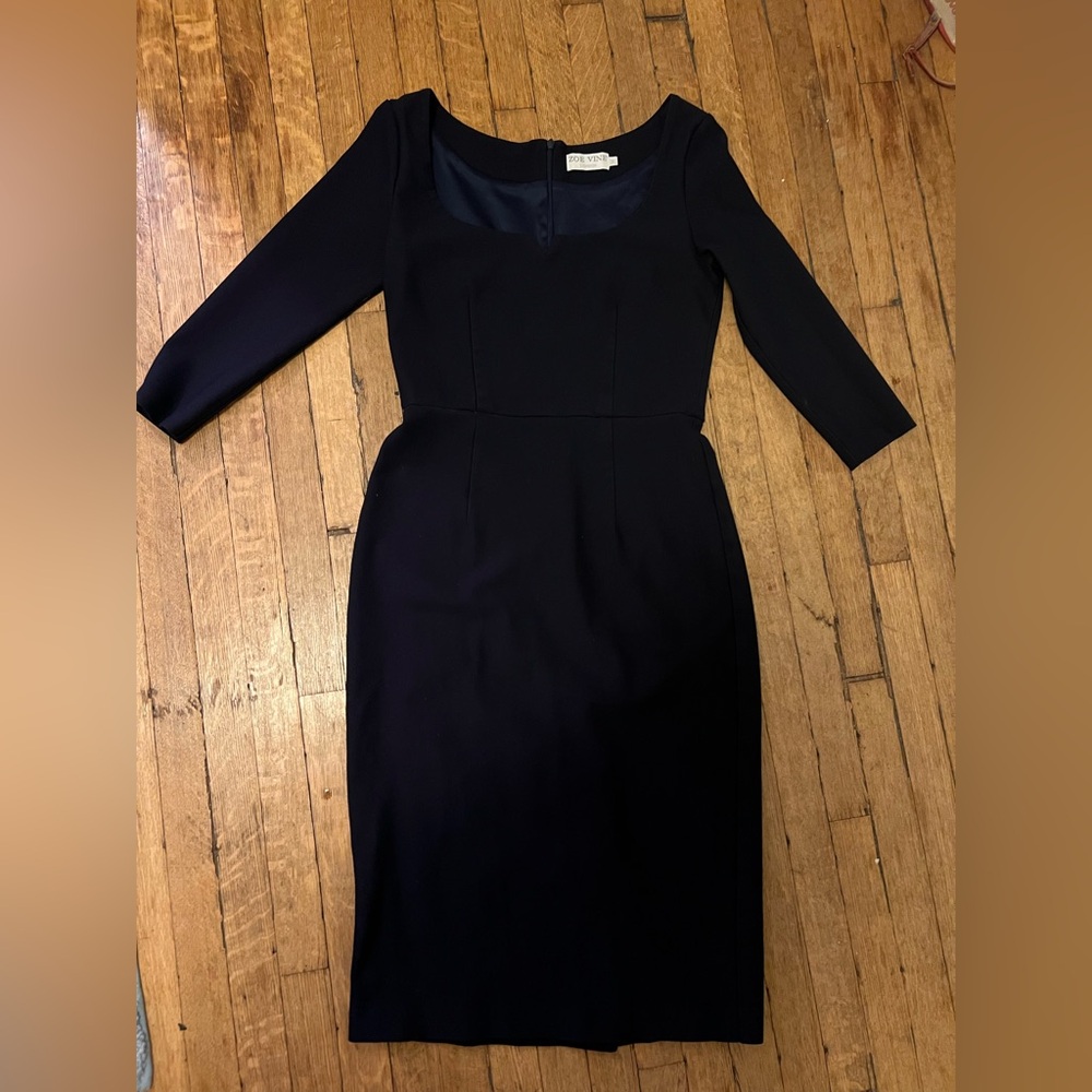 Zoe Vine Vintage Style Wiggle Dress